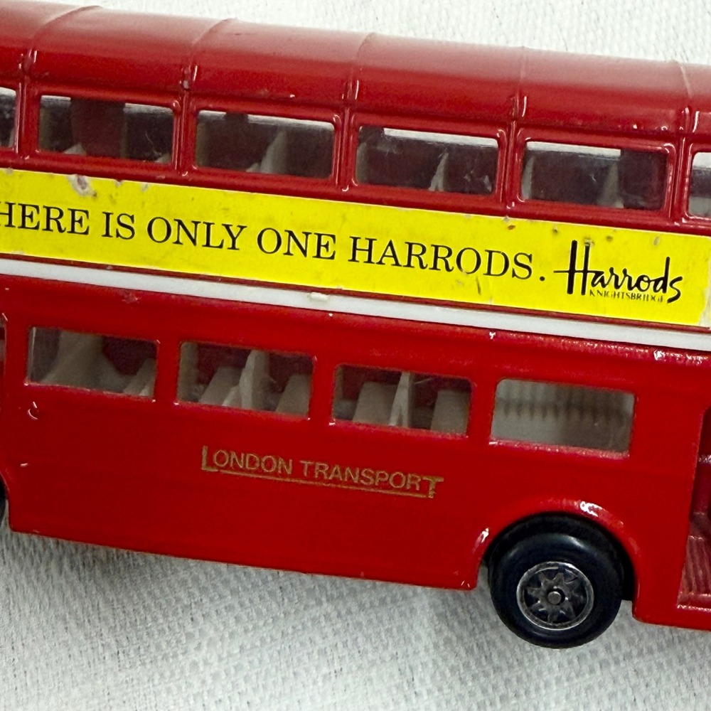 Zyll Models London Transport Double Decker Bus Harrods Red Diecast Model Toy - Picture 11 of 16